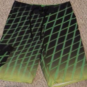 Green board shorts
